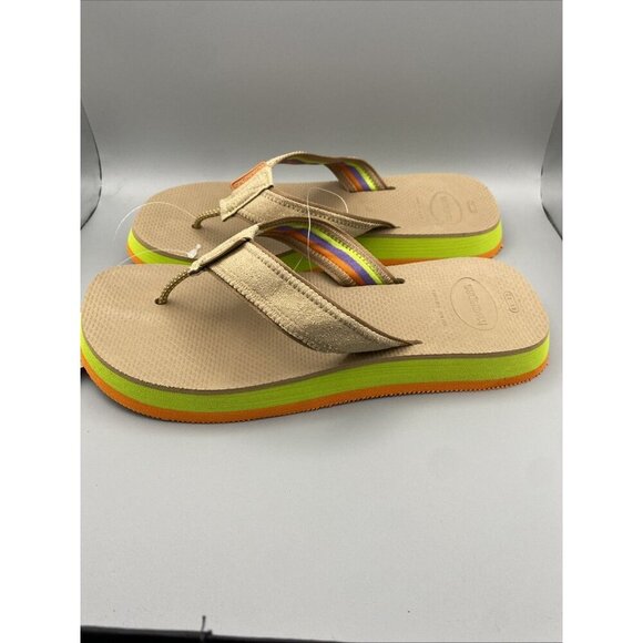 Havaianas Urban Fusion II sandal, 9/10 Men's NWT! Flip Flop Bold Color Combo - Picture 5 of 6